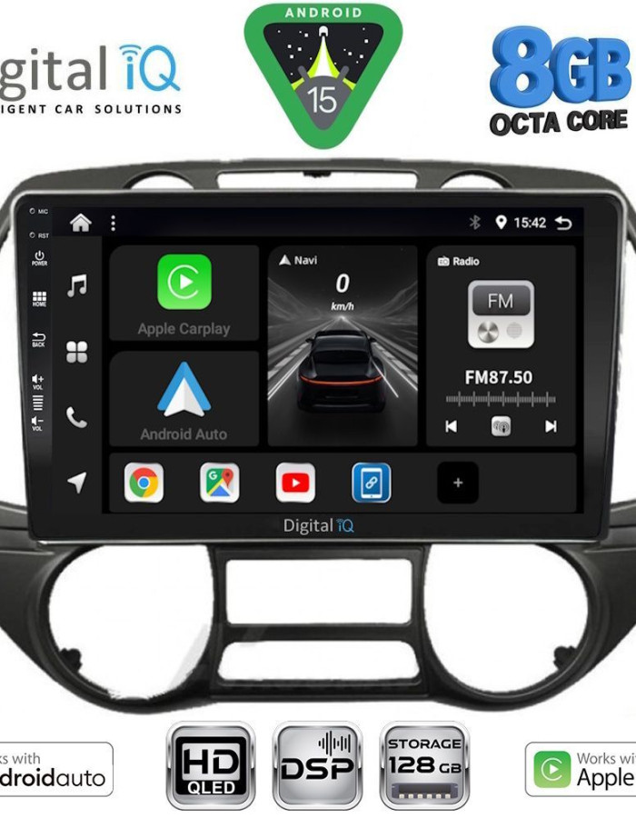 DIGITAL IQ BXF 7226_CPAA  (9inc) MULTIMEDIA TABLET for HYUNDAI i20 mod. 2008-2014
