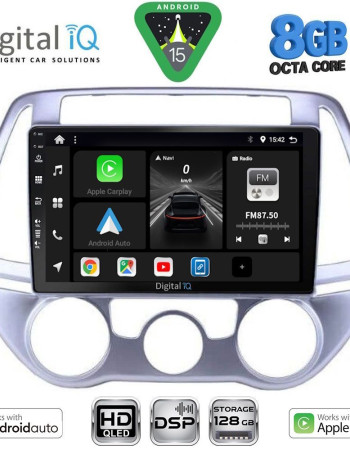 DIGITAL IQ BXF 7227_CPAA A/C (9inc) MULTIMEDIA TABLET for HYUNDAI i20 mod. 2008-2012