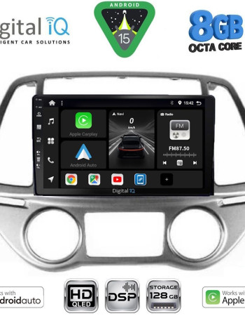 DIGITAL IQ BXF 7227_CPAA CLIMA (9inc) MULTIMEDIA TABLET for HYUNDAI i20 mod. 2008-2012