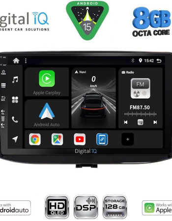 DIGITAL IQ BXF 7233_CPAA (9inc) MULTIMEDIA TABLET for HYUNDAI i30 mod. 2018-2025