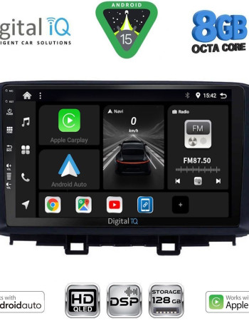 DIGITAL IQ BXF 7237_CPAA (10inc) MULTIMEDIA TABLET for HYUNDAI KONA mod. 2017-2023