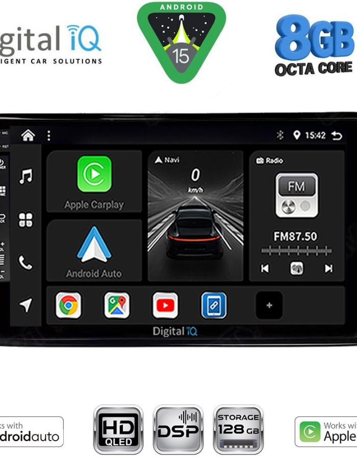 DIGITAL IQ BXF 7238B_CPAA (10inc) MULTIMEDIA TABLET for HYUNDAI IX45 - SANTA FE mod. 2021-2023