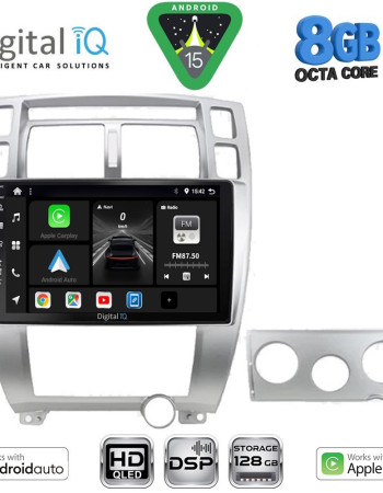 DIGITAL IQ BXF 7241SL_CPAA (10inc) MULTIMEDIA TABLET for HYUNDAI TUCSON mod. 2004-2010 (SILVER)
