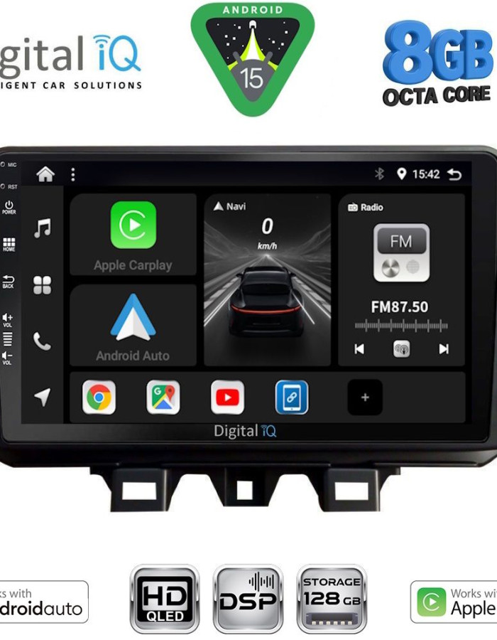 DIGITAL IQ BXF 7244_CPAA (9inc) MULTIMEDIA TABLET for HYUNDAI TUCSON  mod. 2019-2023