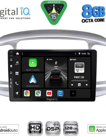 DIGITAL IQ BXF 7249SL_CPAA (9inc) MULTIMEDIA TABLET for HYUNDAI ACCENT mod. 2005-2012 (SILVER)