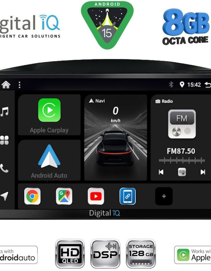 DIGITAL IQ BXF 7271_CPAA (10inc) MULTIMEDIA TABLET for JEEP GRAND CHEROKEE mod. 2005-2007 with Original Navi