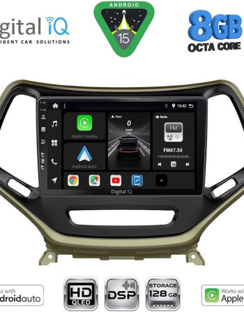 DIGITAL IQ BXF 7273_CPAA (10inc) MULTIMEDIA TABLET for JEEP CHEROKEE mod. 2014-2026
