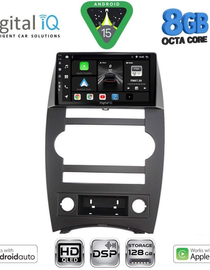 DIGITAL IQ BXF 7274_CPAA (9inc) MULTIMEDIA TABLET for JEEP COMMANDER mod. 2007-2009