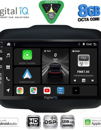 DIGITAL IQ BXF 7290_CPAA (9inc) MULTIMEDIA TABLET for JEEP RENEGADE  mod. 2014-2025