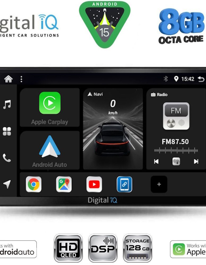 DIGITAL IQ BXF 7324_CPAA (CLIMA+A/C) (9inc) MULTIMEDIA TABLET for KIA SPORTAGE mod. 2004-2010