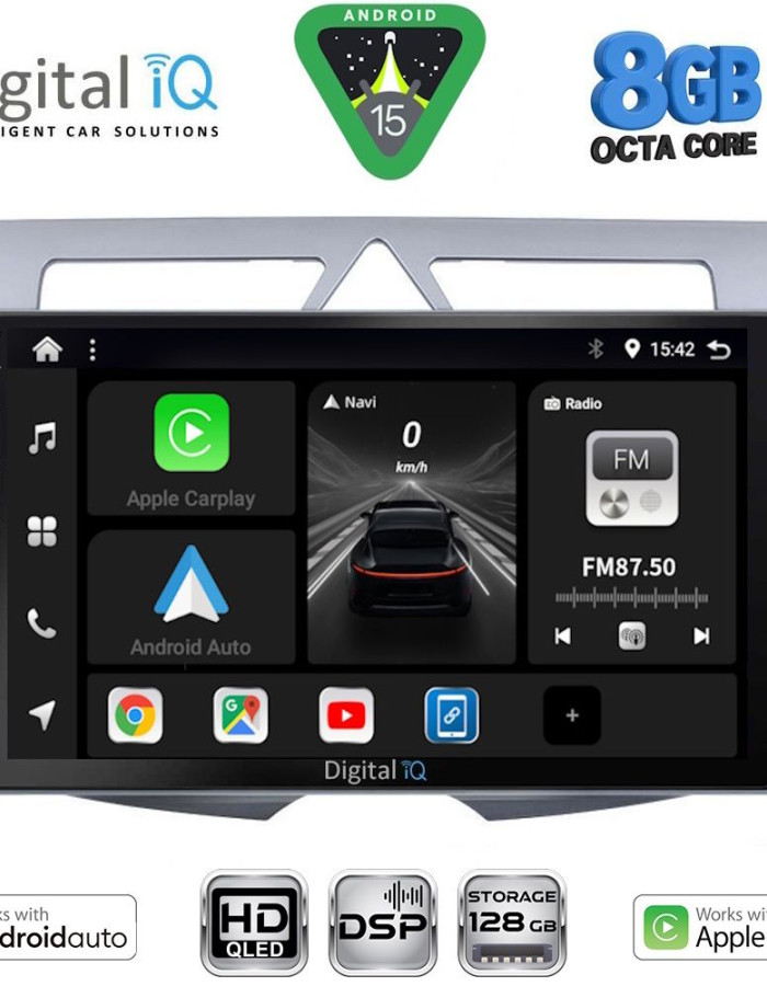 DIGITAL IQ BXF 7307_CPAA (9inc) MULTIMEDIA TABLET for KIA PICANTO mod. 2008-2011