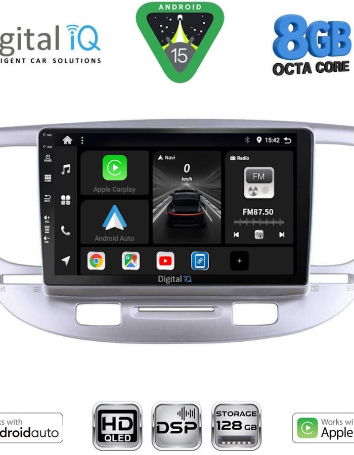 DIGITAL IQ BXF 7313_CPAA (9inc) MULTIMEDIA TABLET for KIA RIO mod. 2005-2011