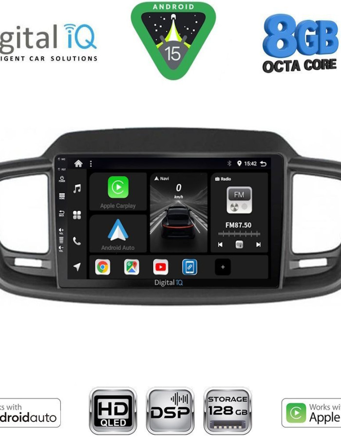 DIGITAL IQ BXF 7319_CPAA (10inc) MULTIMEDIA TABLET for KIA SORENTO mod. 2014-2020