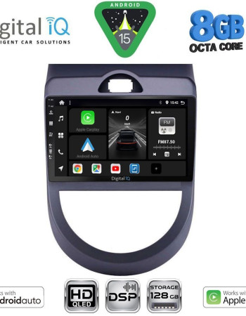 DIGITAL IQ BXF 7320_CPAA (9inc) MULTIMEDIA TABLET for KIA SOUL mod. 2008-2013