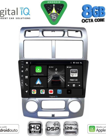 DIGITAL IQ BXF 7324SL_CPAA (CLIMA) (9inc) MULTIMEDIA TABLET for KIA SPORTAGE mod. 2004-2010