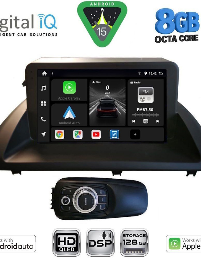 DIGITAL IQ BXF 7340_CPAA (9inc) MULTIMEDIA TABLET for LEXUS CT 200 mod. 2011-2020
