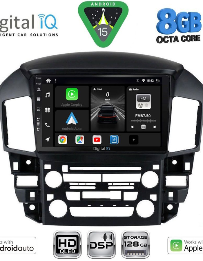 DIGITAL IQ BXF 7344_CPAA (9inc) MULTIMEDIA TABLET for LEXUS RX 300 mod. 1998-2003