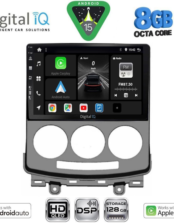 DIGITAL IQ BXF 7370_CPAA (9inc) MULTIMEDIA TABLET for MAZDA 5  mod. 2004-2010