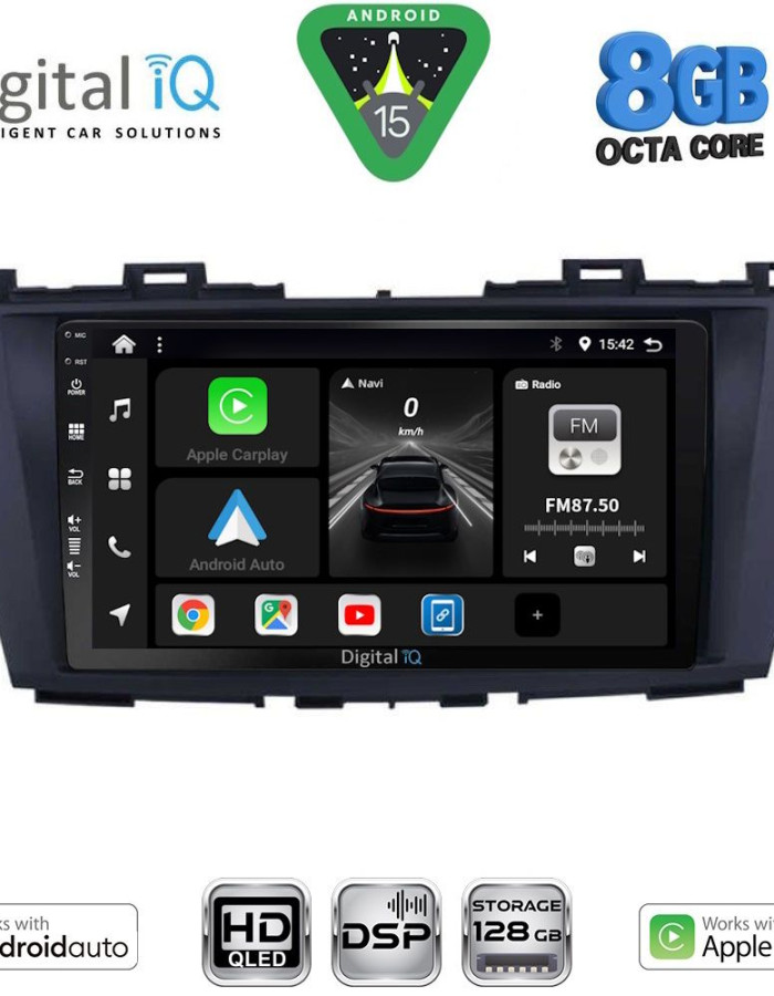 DIGITAL IQ BXF 7371_CPAA (9inc) MULTIMEDIA TABLET for MAZDA 5 mod. 2011-2020