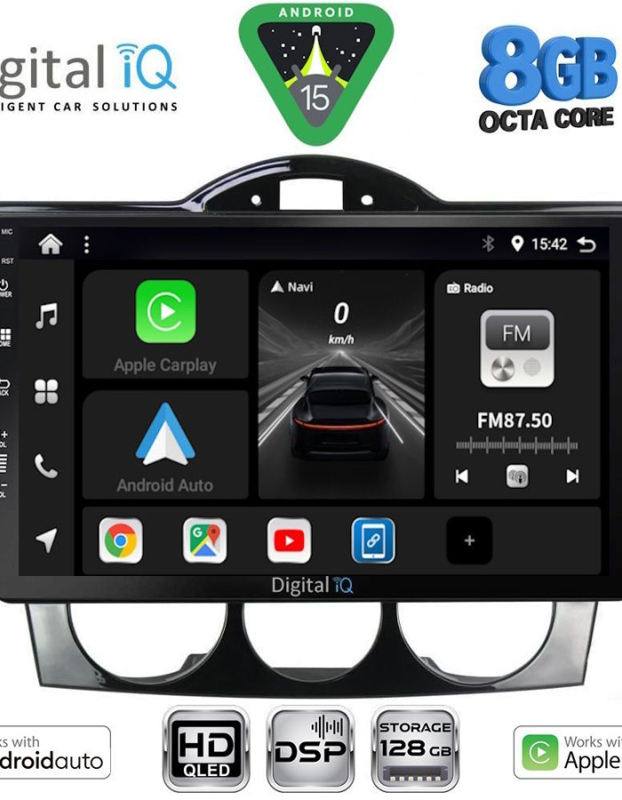 DIGITAL IQ BXF 7394_CPAA (9inc) MULTIMEDIA TABLET for MAZDA RX8 mod. 2001-2008