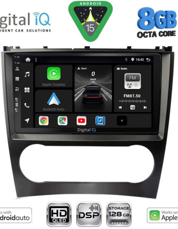 DIGITAL IQ BXF 7404_CPAA (9inc) MULTIMEDIA TABLET for MERCEDES C – CLK (W203-209) mod. 2004-2008