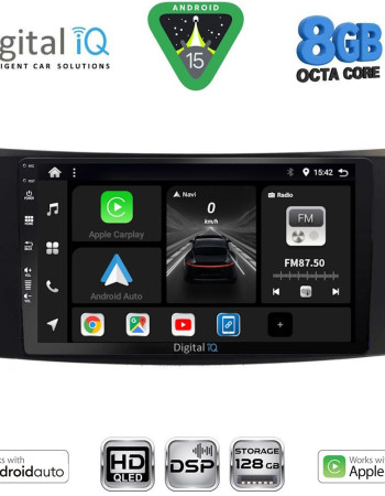 DIGITAL IQ BXF 7407_CPAA (8inc) MULTIMEDIA TABLET for MERCEDES E W211 – CLS mod. 2003-2009