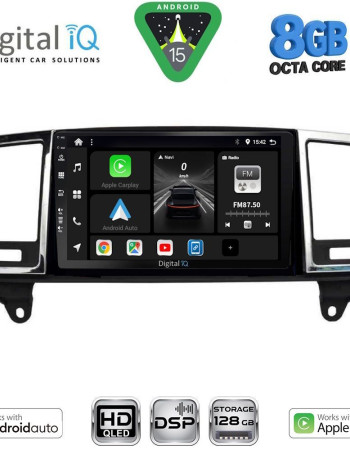 DIGITAL IQ BXF 7415_CPAA (9inc) MULTIMEDIA TABLET for MERCEDES ML (W166) – GL (X166) mod. 2011-2019