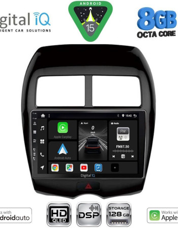 DIGITAL IQ BXF 7430_CPAA (10inc) MULTIMEDIA TABLET for MITSUBISHI ASX mod. 2009-2020 - PEUGEOT 4008 mod. 2012-2018