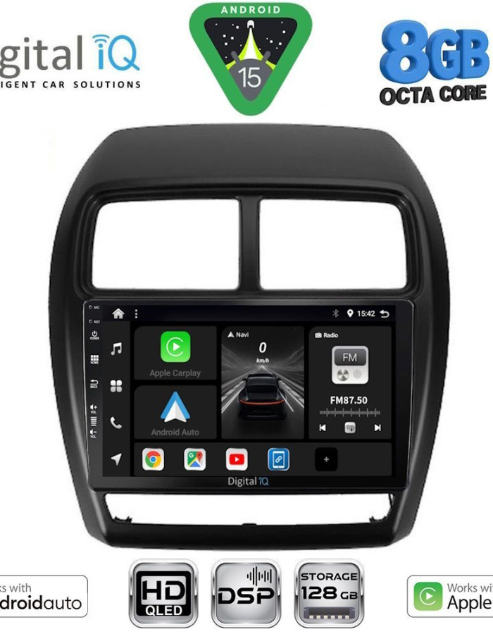 DIGITAL IQ BXF 7431_CPAA (9inc) MULTIMEDIA TABLET for MITSUBISHI ASX mod. 2020-2023
