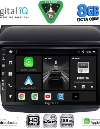 DIGITAL IQ BXF 7436_CPAA (9inc) MULTIMEDIA TABLET for MITSUBISHI L200 mod. 2006-2015