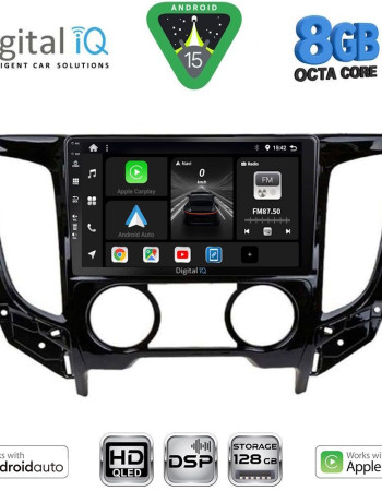 DIGITAL IQ BXF 7437_CPAA A/C (9inc) MULTIMEDIA TABLET for MITSUBISHI L200 mod. 2015-2019 with A/C