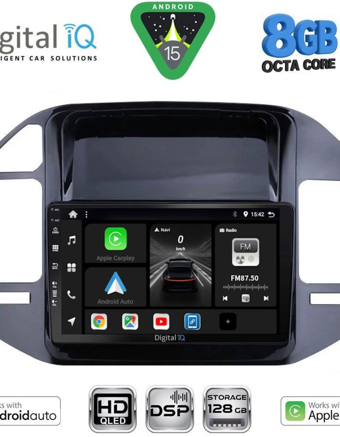 DIGITAL IQ BXF 7444_CPAA (9inc) MULTIMEDIA TABLET for MITSUBISHI PAJERO mod. 1999-2006