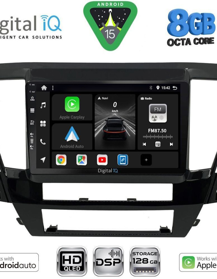 DIGITAL IQ BXF 7447S_CPAA (9inc) MULTIMEDIA TABLET for MITSUBISHI PAJERO SPORT mod. 2020-2026