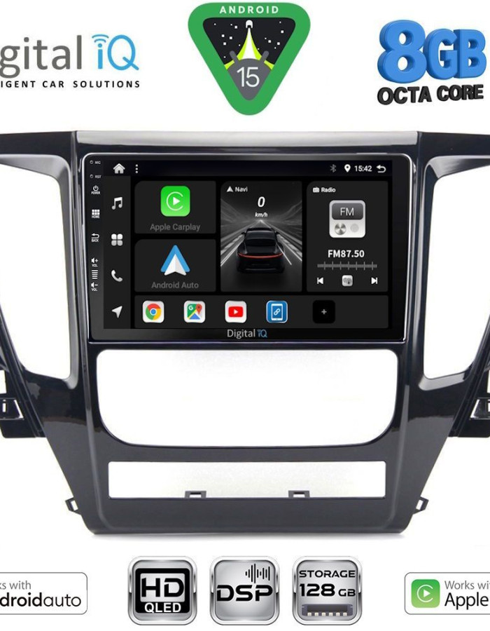 DIGITAL IQ BXF 7447A_CPAA (9inc) MULTIMEDIA TABLET for MITSUBISHI PAJERO mod. 2013-2020