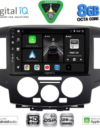 DIGITAL IQ BXF 7458BL_CPAA (9inc) MULTIMEDIA TABLET for NISSAN NV 200 mod. 2009-2020 (BLACK)