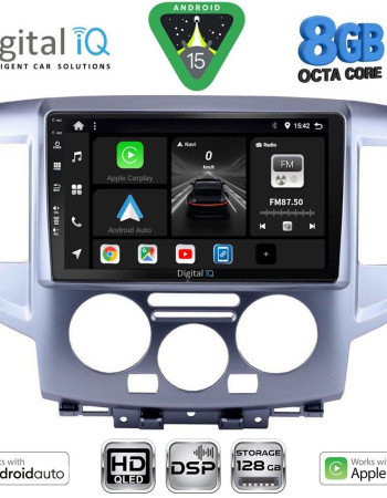 DIGITAL IQ BXF 7458SL_CPAA (9inc) MULTIMEDIA TABLET for NISSAN NV 200 mod. 2009-2020 (SILVER)