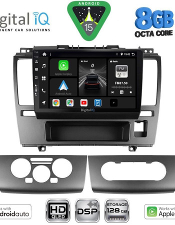 DIGITAL IQ BXF 7465_CPAA (9inc) MULTIMEDIA TABLET for NISSAN TIDA mod. 2004-2013