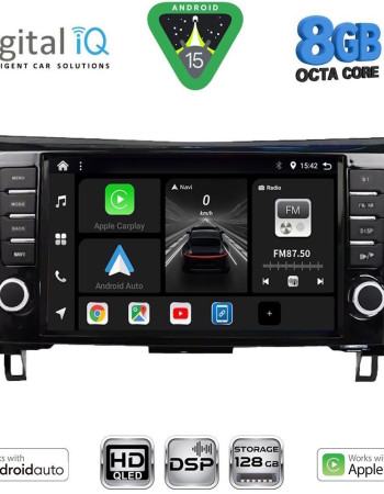 DIGITAL IQ BXF 7467_CPAA (9inc) MULTIMEDIA TABLET for NISSAN QASHQAI - XTRAIL mod. 2014-2021