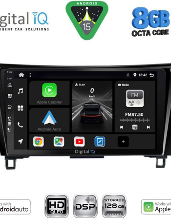 DIGITAL IQ BXF 7468_CPAA (10inc) MULTIMEDIA TABLET for NISSAN QASHQAI - XTRAIL mod. 2014-2021