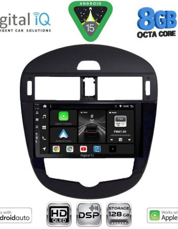 DIGITAL IQ BXF 7470_CPAA CLIMA (9inc) MULTIMEDIA TABLET for NISSAN PULSAR mod. 2014-2020