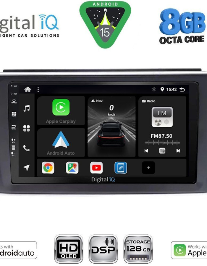 DIGITAL IQ BXF 7473_CPAA (9inc) MULTIMEDIA TABLET for NISSAN LEAF mod. 2018-2026