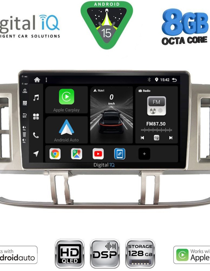 DIGITAL IQ BXF 7474_CPAA (9inc) MULTIMEDIA TABLET for NISSAN XTRAIL mod. 2000-2004
