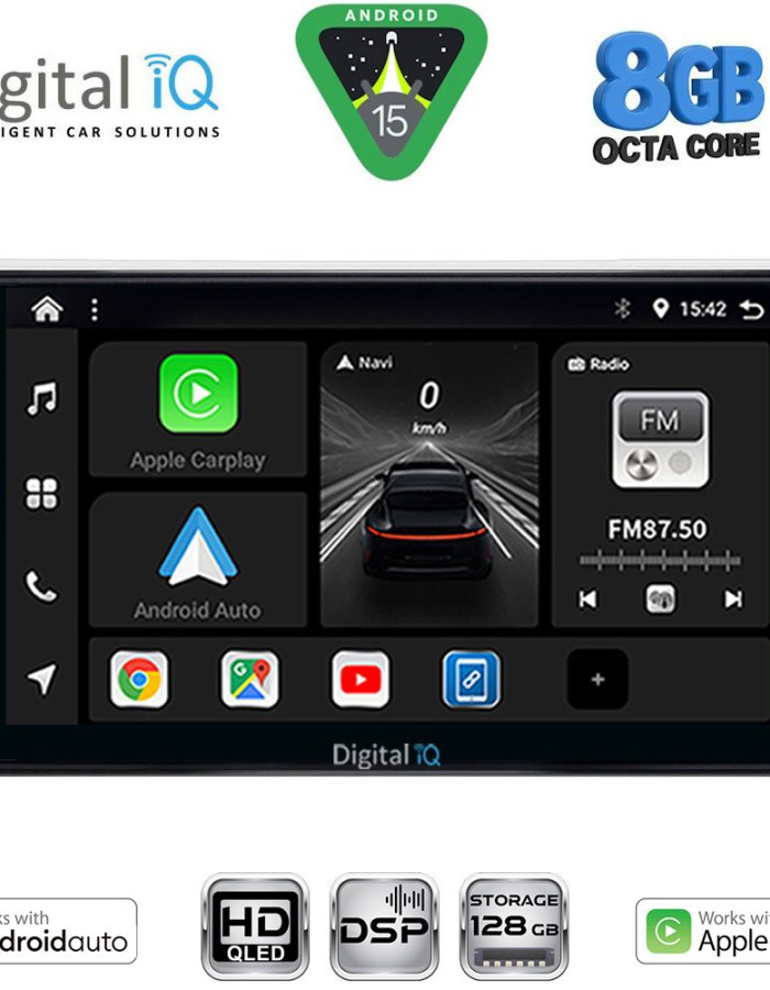 DIGITAL IQ BXF 7481SL_CPAA (9inc) MULTIMEDIA TABLET for OPEL ALL mod. 2004-2014 (SILVER)