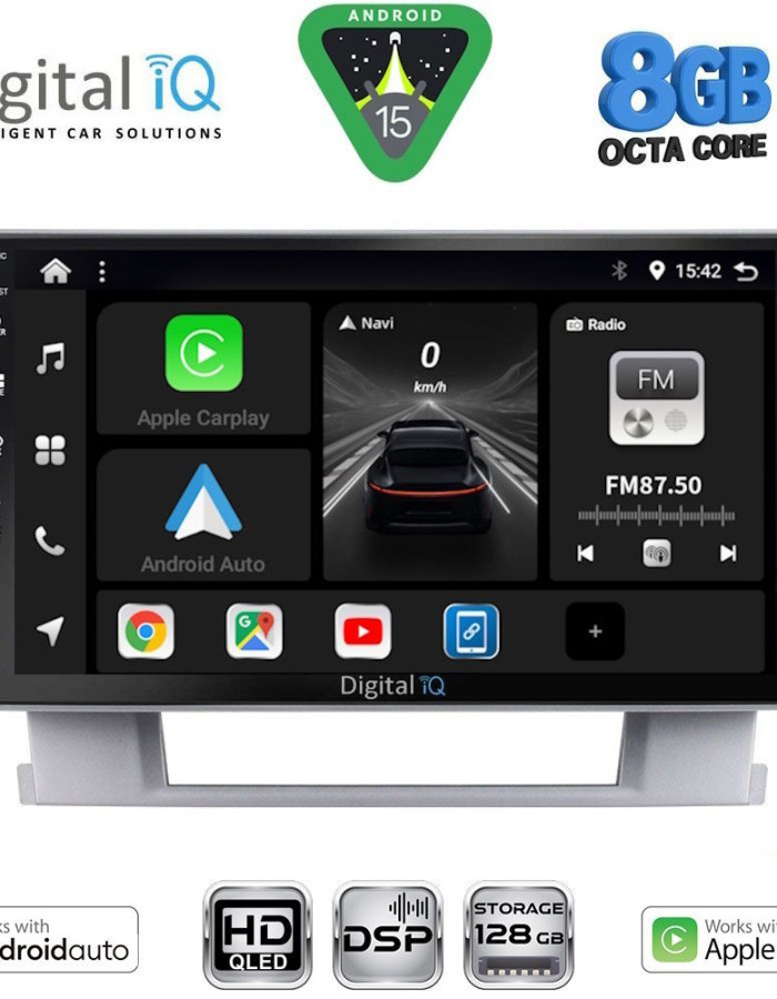 DIGITAL IQ BXF 7482_CPAA (9inc) MULTIMEDIA TABLET for OPEL ASTRA J mod.2010-2016