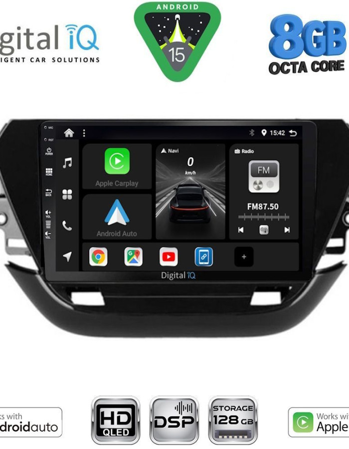 DIGITAL IQ BXF 7487_CPAA (9inc) MULTIMEDIA TABLET for OPEL CORSA F mod. 2019-2024