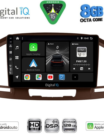 DIGITAL IQ BXF 7491BR_CPAA (9inc) MULTIMEDIA TABLET for OPEL INSIGNIA mod. 2008-2013 (BROWN)