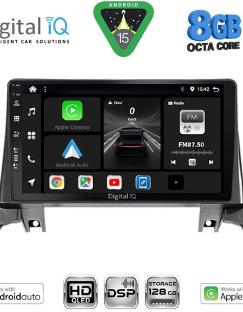 DIGITAL IQ BXF 7519_CPAA (9inc) MULTIMEDIA TABLET for PEUGEOT 3008 - 5008 mod. 2016-2024