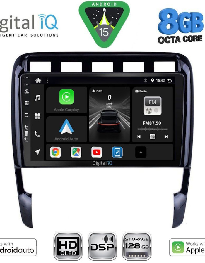 DIGITAL IQ BXF 7535_CPAA (9inc) MULTIMEDIA TABLET for PORSCHE CAYENNE mod. 2002-2011