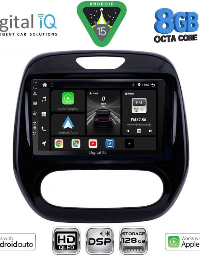 DIGITAL IQ BXF 7542_CPAA (9inc) MULTIMEDIA TABLET for RENAULT CAPTUR mod. 2013-2019