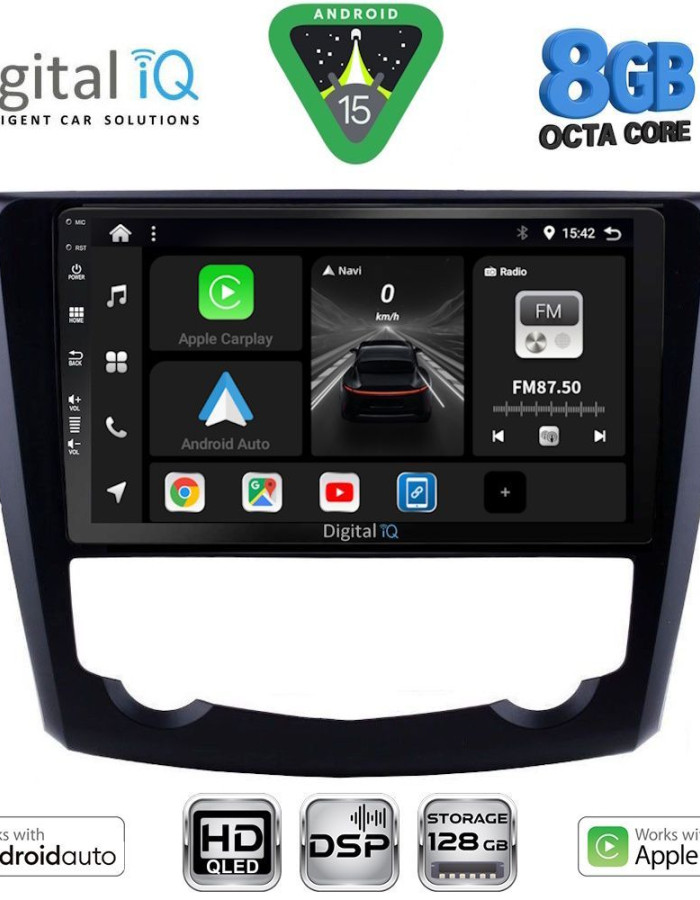DIGITAL IQ BXF 7549_CPAA (9inc) MULTIMEDIA TABLET for RENAULT KADJAR mod. 2015-2022